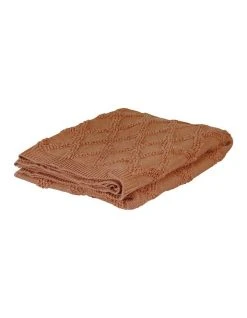 New ๐งจ Madras Link Otway Throw Terracotta โจ