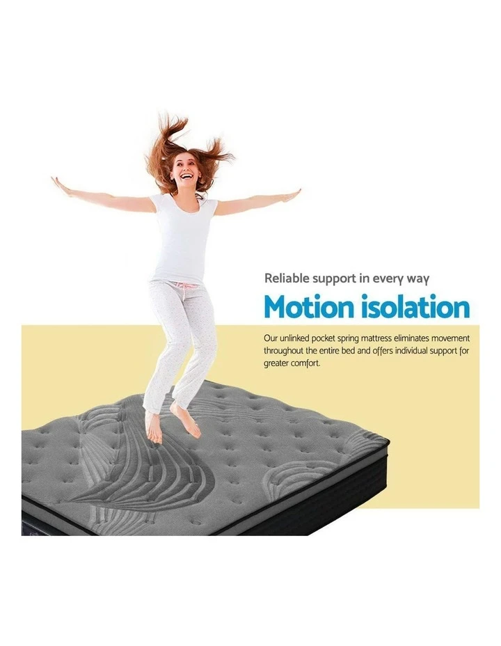 Coupon ✔️ Giselle Bedding Mattress Bed Pocket Spring Foam Bamboo King Single 34CM ✔️ 7 Coupon ✔️ Giselle Bedding Mattress Bed Pocket Spring Foam Bamboo King Single 34CM ✔️ - Image 7