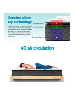 Deals ✔️ Giselle Bedding Pillow Top Foam Mattress King Single 😉 -Cozy Bed Store 887812570 5 720x928