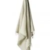 Hot Sale 🔔 Aura Home Vintage Linen Fringe Throw in Fennel 👏