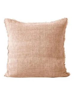 Best reviews of ๐ Aura Home Vintage Linen Fringe Cushion in Pink Clay โค๏ธ