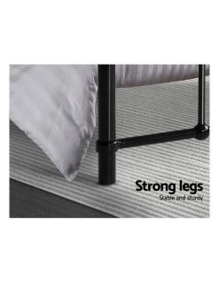 Coupon 🎉 Artiss Leo Metal Bed Frame King Single Size Black 🎉 -Cozy Bed Store 888188770 4 720x928