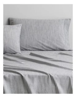 New ✔️ Sheridan Reilly Stripe Sheet Set In Atlantic 🤩 -Cozy Bed Store 896711320 2 720x928