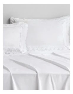 Budget 🎉 Sheridan Mansfield Sheet Collection In White 😀 -Cozy Bed Store 899953120 2 720x928