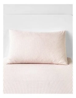 Best Pirce 🎁 Sheridan Mara Check Sheet Set In Powder 🤩